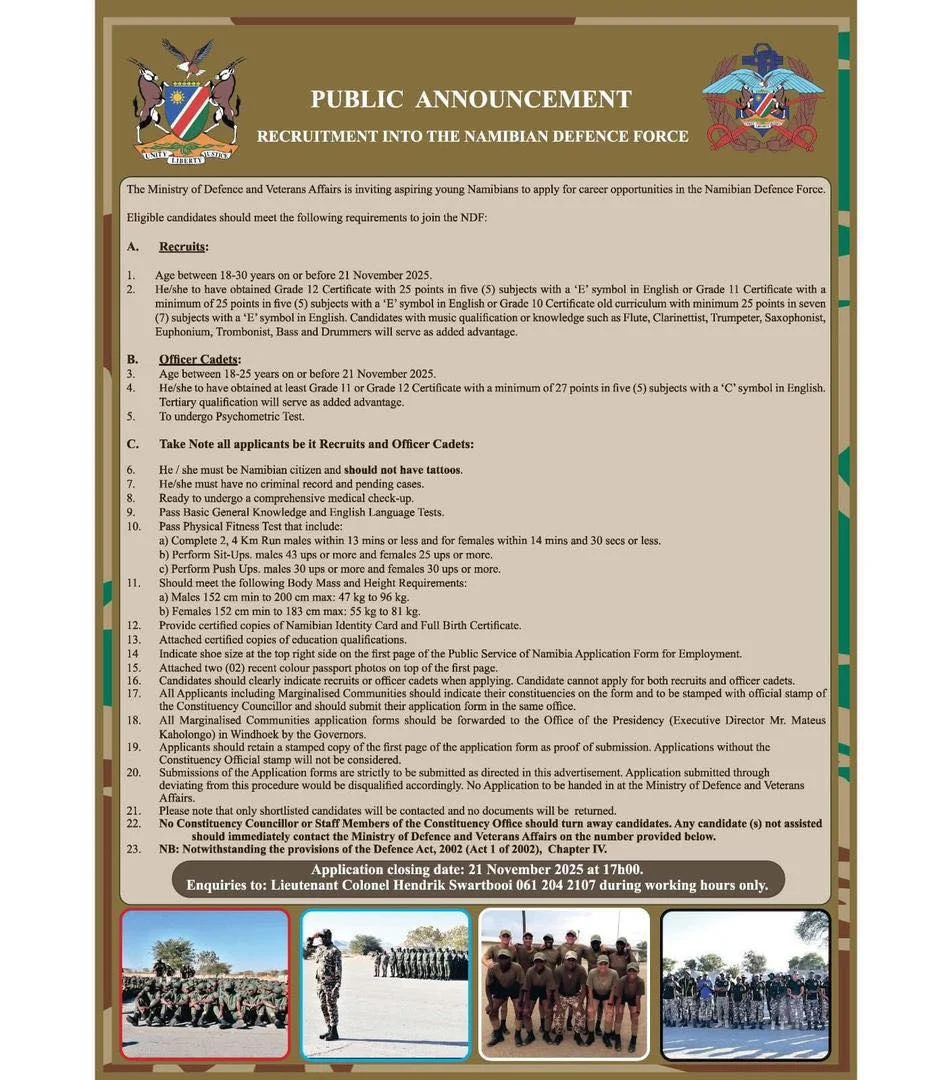 namibian defense force